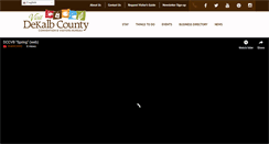 Desktop Screenshot of dekalbcountycvb.com