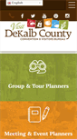 Mobile Screenshot of dekalbcountycvb.com